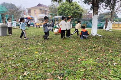 Hoạt động chiều của các con lớp 4 tuổi A