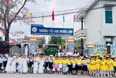 Hoạt động trải nghiệm của các con lớp 5 tuổi B