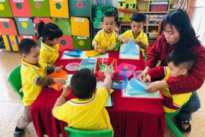 Các hoạt động trong ngày của các bé lớp 3 tuổi C