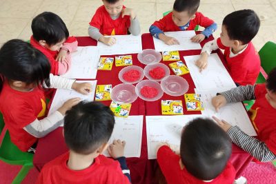 Hoạt động học lớp 4 tuổi B